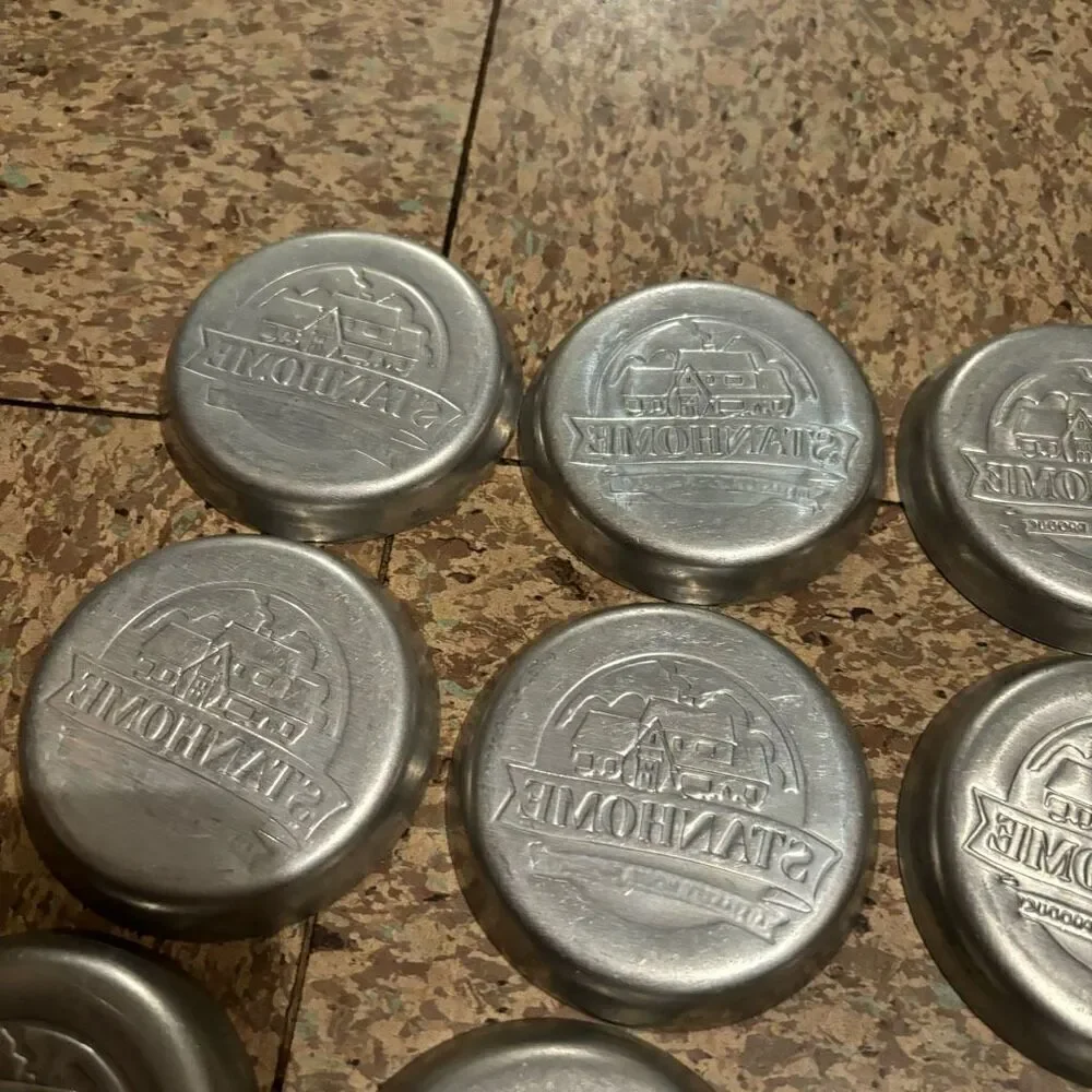 9 Vintage Stanley Home Products STANHOME Aluminum Drink Coasters - Picture 9 of 12